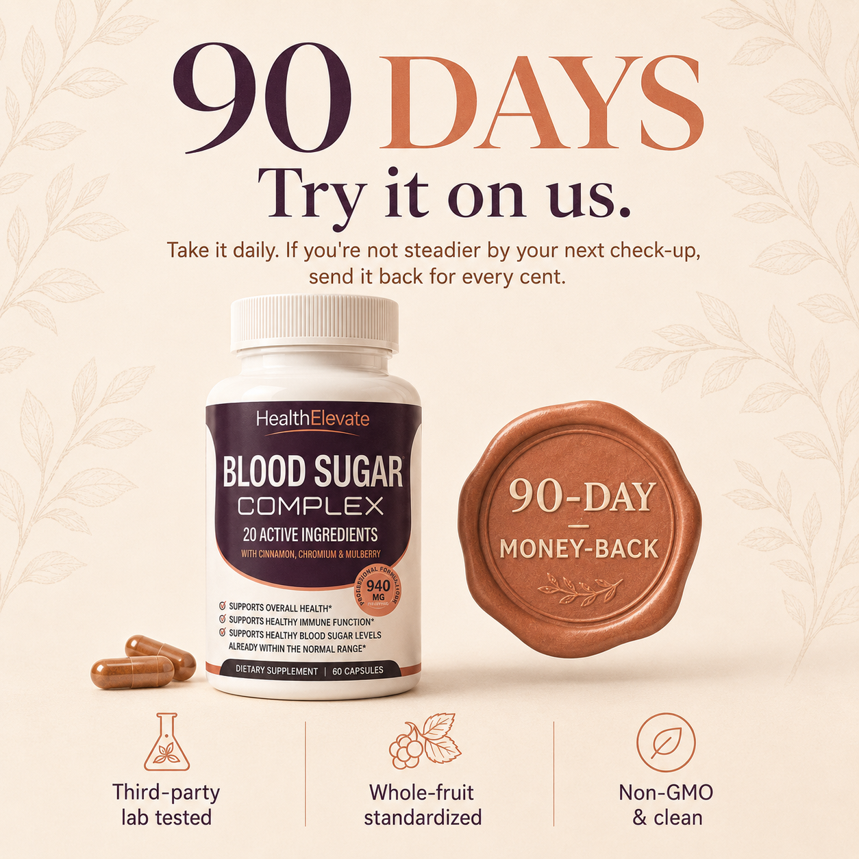 Blood Sugar Complex - 940 mg